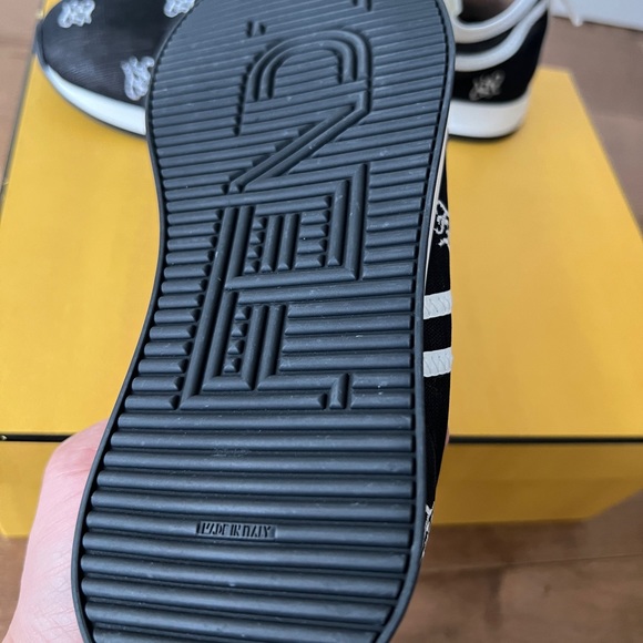 Brand New Fendi Trainers cloth with rubber sole with tag and box Size EU 36 - Picture 8 of 11